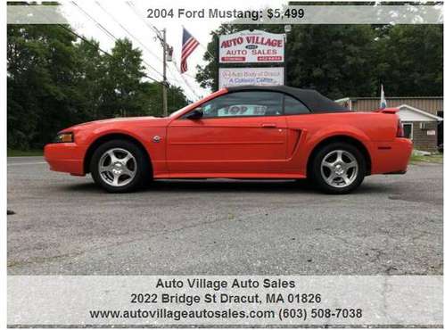 2004 MUSTANG CONVERTIBLE for sale in Dracut, MA