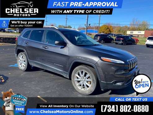2015 Jeep *Cherokee* *Limited* for ONLY $231/mo - cars & trucks - by... for sale in Chelsea, MI