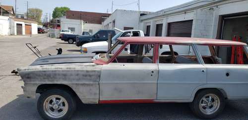 1967 Chevy 2 Nova 3dr wagon roller for sale in Glenolden, PA