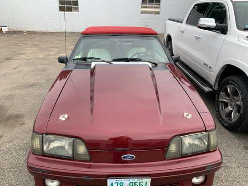1991 Ford Mustang gt 5.0 convertible - cars & trucks - by owner -... for sale in Taunton , MA