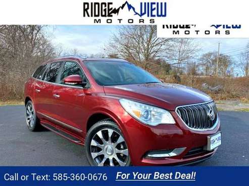 2017 Buick Enclave Premium suv Crimson Red Tintcoat - cars & trucks... for sale in Spencerport, NY