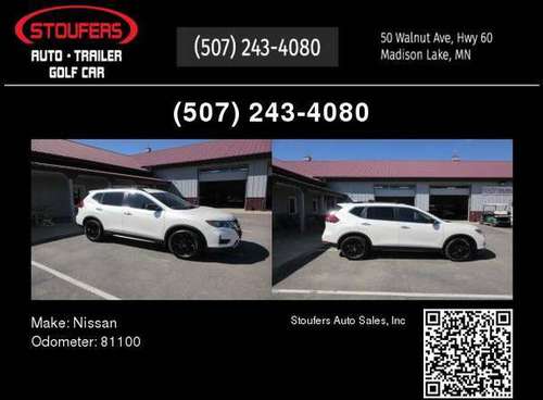 2017 Nissan Rogue SV Midnight Edition Edition - - by for sale in Madison Lake, MN