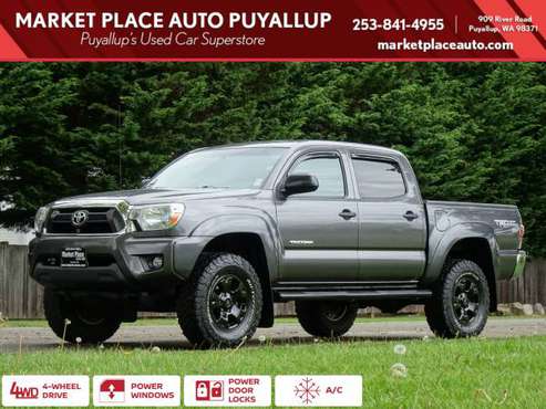 2013 Toyota Tacoma 4x4 4WD Truck V6 Double Cab - - by for sale in PUYALLUP, WA