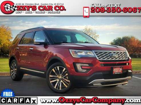 2016 Ford Explorer 4WD 4dr ***Platinum***Low Miles***Loaded*** -... for sale in Garden City, OR