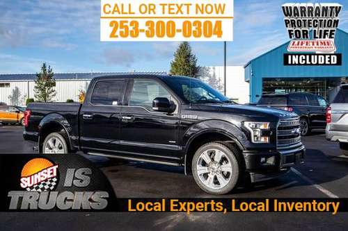 2017 Ford F-150 4x4 4WD F150 Limited SuperCrew PICKUP TRUCK - cars &... for sale in Sumner, WA