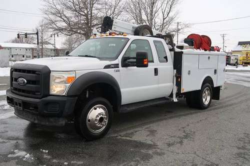 2012 Ford F550 Utility Service Crane Truck - - by for sale in New Bedford, MA