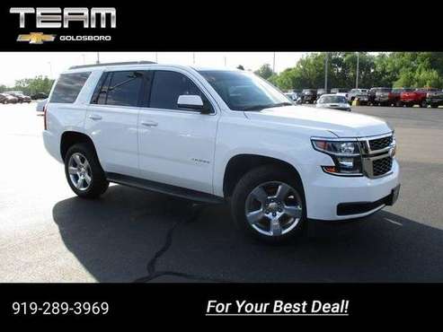2015 Chevy Chevrolet Tahoe LT suv White - - by dealer for sale in Goldsboro, NC