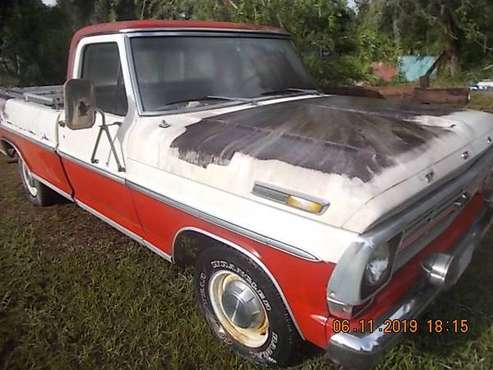 1969 Ford F100 Pick Up for sale in Zolfo Springs, FL