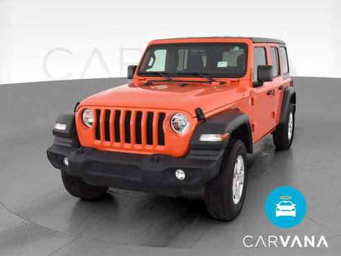 2020 Jeep Wrangler Unlimited Sport S Sport Utility 4D suv Orange - -... for sale in Raleigh, NC