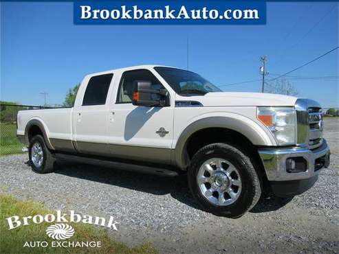 2011 FORD F350 SUPER DUTY LARIAT, White APPLY ONLINE for sale in Summerfield, SC