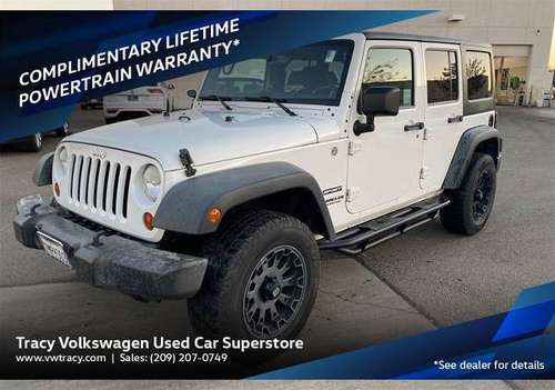 2013 Jeep Wrangler 4x4 4WD Unlimited Sport SUV - cars & trucks - by... for sale in Tracy, CA