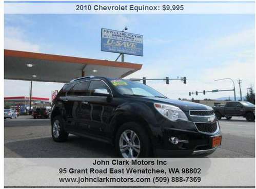 2010 CHEVY EQUINOX LTZ 4X4...AUTO...LEATHER...SUNROOF...LOADED for sale in East Wenatchee, WA