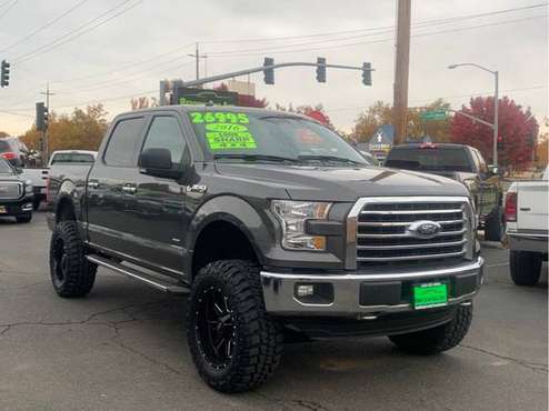 **2016 Ford F150 SuperCrew Cab XLT 4X4-LIFTED** - cars & trucks - by... for sale in Redding, CA