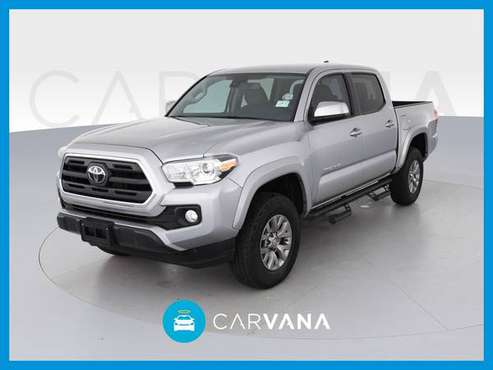 2019 Toyota Tacoma Double Cab SR5 Pickup 4D 5 ft pickup Silver for sale in Galveston, TX
