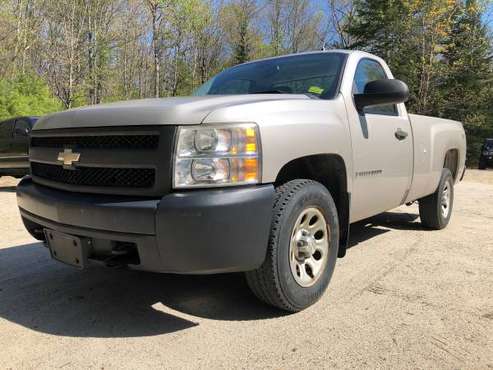2007 Chevy Silverado Regular Cab, Full 8Ft Long Bed, V8 4x4, Solid! for sale in New Gloucester, ME