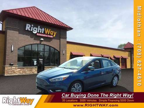 2018 Ford Focus Titanium - cars & trucks - by dealer - vehicle... for sale in Midlothian, IL
