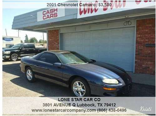 2001 Chevrolet Camaro for sale in Lubbock, TX