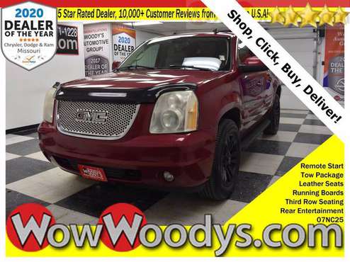 2007 GMC Yukon XL SLT Red WE FINANCE! Third Row Seating Tow Package... for sale in Chillicothe, MO