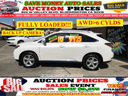 2010 LEXUS RX 350>AWD>6 CYLDS>LEATHER>CALL 24HR for sale in BLOOMINGTON, CA