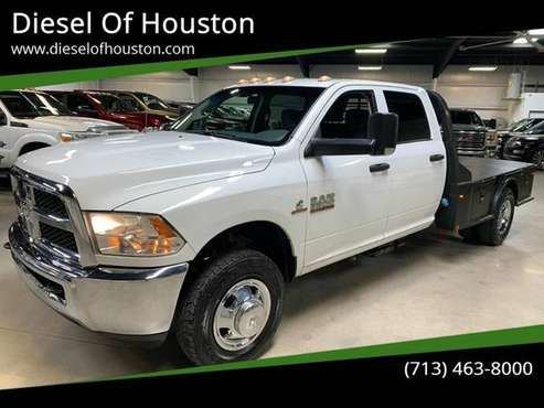 2016 Dodge Ram 3500 Tradesman Chassis 4x4 6.7L Cummins Diesel Flatbed for sale in Houston, TX