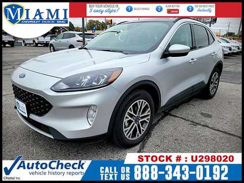 2020 Ford Escape SEL AWD SUV -EZ FINANCING -LOW DOWN! - cars &... for sale in Miami, OK