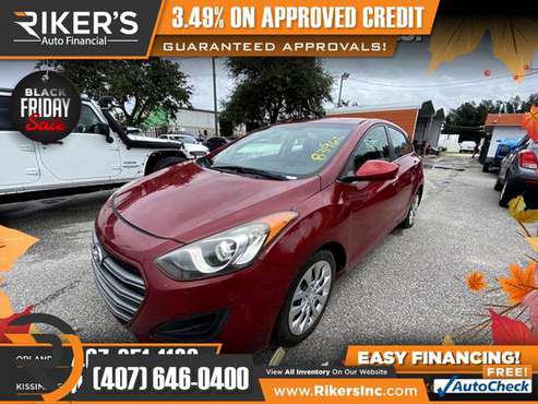 $158/mo - 2016 Hyundai Elantra GT Base - 100 Approved! - cars &... for sale in Kissimmee, FL