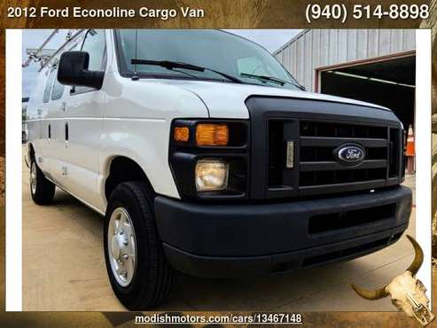 2012 Ford Econoline Cargo Van E-150 Commercial - cars & trucks - by... for sale in Denton, TX