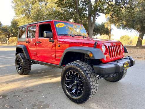 2017 JEEP WRANGLER 4DOOR * RUBICON * 4X4 * LIFTED * WONT L@$T HURRY... for sale in Modesto, CA