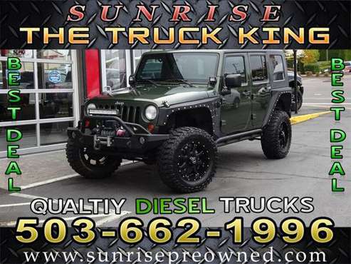 2008 Jeep Wrangler 4x4 4WD Unlimited Sahara SUV for sale in Milwaukie, OR