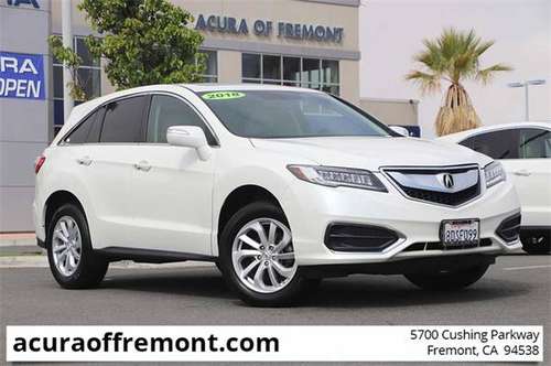 Certified 2018 Acura RDX SUV ( Acura of Fremont : CALL ) - cars & for sale in Fremont, CA