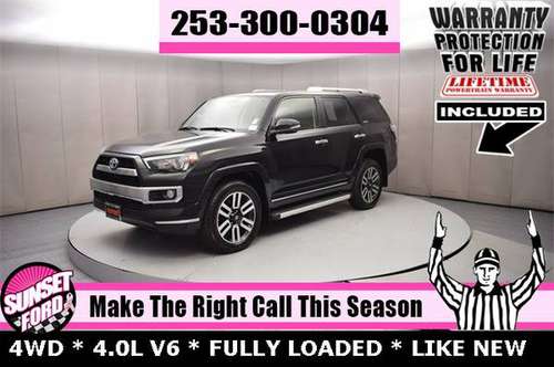 LOADED 2019 Toyota 4Runner Limited 4.0L V6 4WD 4X4 AWD SUV 4 RUNNER for sale in Sumner, WA