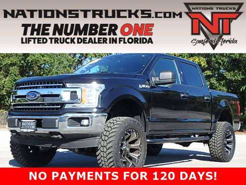 2019 FORD F150 XLT Super Crew ECOBOOST 4X4 LIFTED TRUCK - LOW MILES... for sale in Sanford, FL