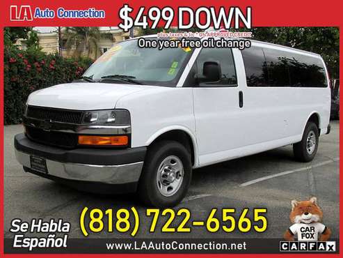 2017 Chevrolet Express Passenger LT FOR ONLY 369/mo! - cars & for sale in Van Nuys, CA
