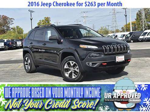 Get a 2016 Jeep Cherokee for $263/mo BAD CREDIT NO PROBLEM - cars &... for sale in Bensenville, IL