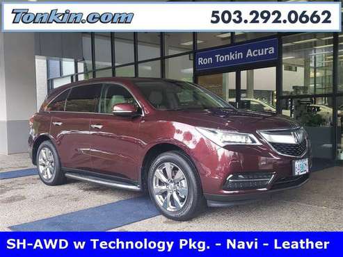 2014 Acura MDX AWD All Wheel Drive 3.5L Technology Package SUV for sale in Portland, OR