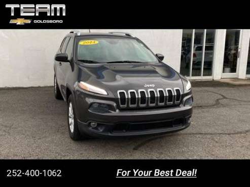 2014 Jeep Cherokee Latitude suv Gray - cars & trucks - by dealer -... for sale in Goldsboro, NC