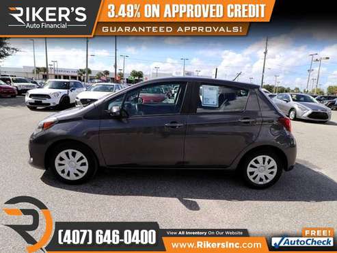 $137/mo - 2017 Toyota Yaris L - 100 Approved! - cars & trucks - by... for sale in Kissimmee, FL