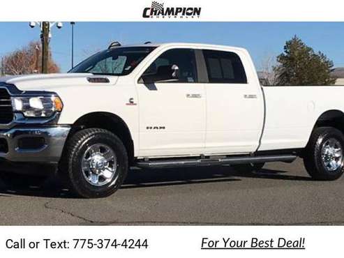 2019 Ram 3500 Big Horn pickup White - cars & trucks - by dealer -... for sale in Reno, NV