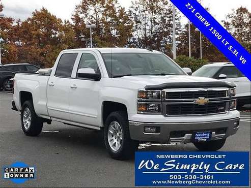 2015 Chevrolet Chevy Silverado 1500 LT WORK WITH ANY CREDIT! - cars... for sale in Newberg, OR