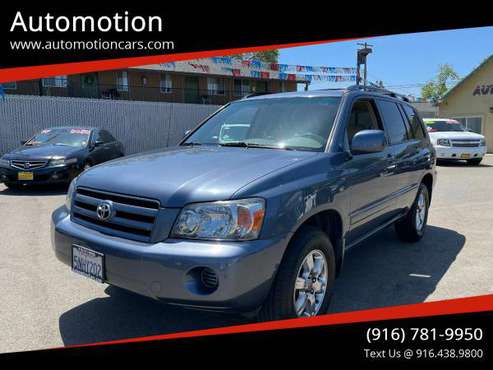 2005 Toyota Highlander Base Fwd 4dr SUV V6 Free Carfax on Every for sale in Roseville, CA