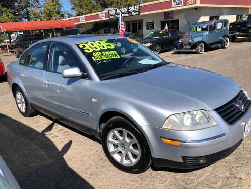 2004 VW PASSAT GLS 5 SPEED SUPER CLEAN IN AND OUT GAS SAVER 38MPG!!!! for sale in Lakeport, CA