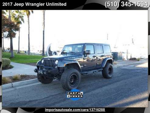 2017 Jeep Wrangler Unlimited Rubicon 4x4 4dr SUV Trade-In Welcome -... for sale in Alameda, CA