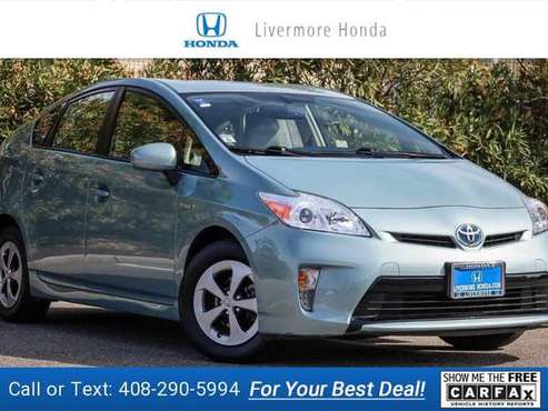 2015 Toyota Prius Four hatchback Sea Glass Pearl for sale in Livermore, CA