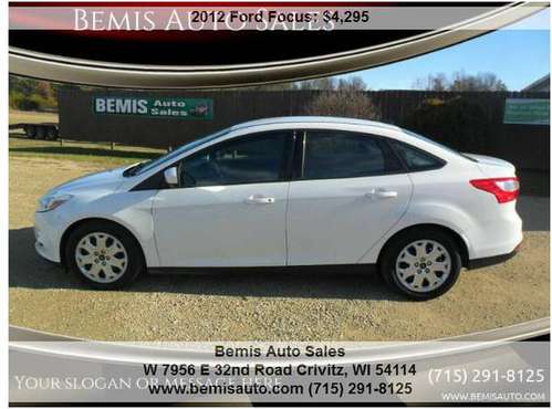 2012 FORD FOCUS SE - cars & trucks - by dealer - vehicle automotive... for sale in Crivitz, MI