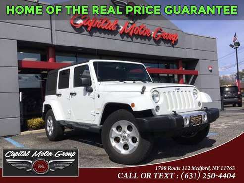 White 2014 Jeep Wrangler Unlimited TRIM 66, 667 miles - Long Island for sale in Medford, NY