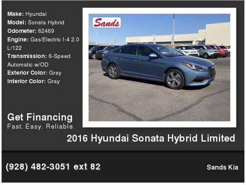 2016 Hyundai Sonata Hybrid -- Call and Make Offer -- - cars & trucks... for sale in Surprise, AZ