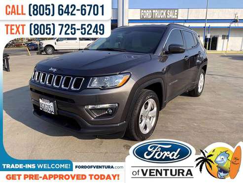 287/mo - 2018 Jeep Compass Latitude - - by dealer for sale in Ventura, CA