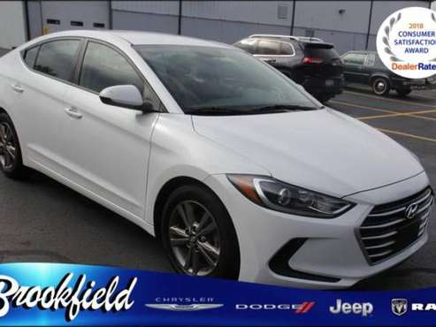2018 Hyundai Elantra SEL sedan White - Monthly Payment of - cars &... for sale in Benton Harbor, MI