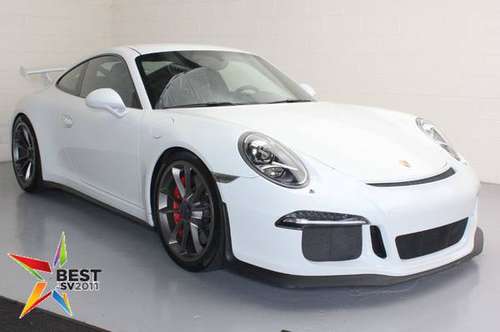 2015 *Porsche* *911* *2dr Coupe GT3* Carrara White M for sale in Campbell, CA