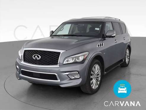 2015 INFINITI QX80 Sport Utility 4D suv Gray - FINANCE ONLINE - cars... for sale in NEWARK, NY